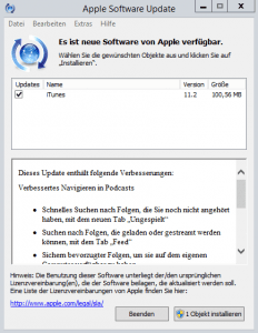 iTunes Software Update 11.2