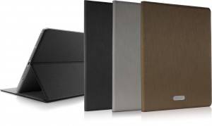 nugget Folio iPad Air Case in schwarz, silber oder gold
