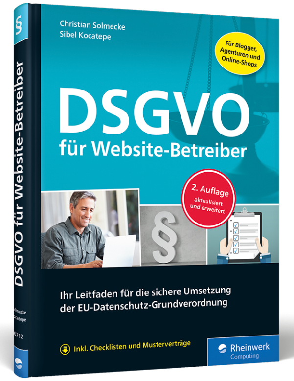 DSGVO für Website-Betreiber von Christian Solmecke und Sibel Kocatepe